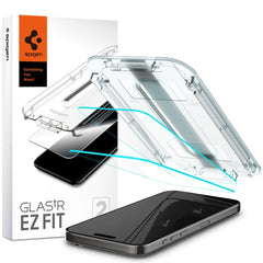 KALJENO STEKLO SPIGEN GLAS.TR "EZ FIT" 2-PACK IPHONE 15 PRO MAX PROZORNO