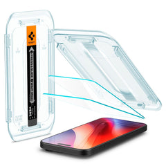 2X TRDNO STEKLO SPIGEN GLAS.TR "EZ FIT" 2-PACK IPHONE 16 PRO PROZOREN