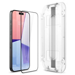 KALJENO STEKLO SPIGEN GLAS.TR "EZ FIT" FC IPHONE 15 PRO MAX ČRNA