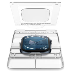 KALJENO STEKLO SPIGEN ELITE SHIELD "EZ FIT" 2-PACK APPLE WATCH 10 (46 MM) PROZORNO