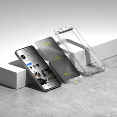 OVITEK IZ TRDEGA STEKLA RINGKE EASY SLIDE 2-PACK GALAXY S25+ PLUS ZASEBNOŠČA