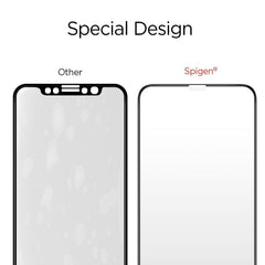 TRDNO STEKLO SPIGEN GLASS FC IPHONE X/XS ČRNA