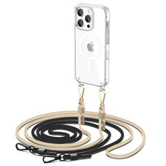 OVITEK TECH-PROTECT FLEXAIR CHAIN MAGSAFE IPHONE 15 PRO ČRNA & BEŽNA