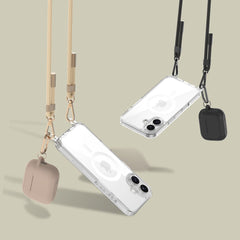 OVITEK TECH-PROTECT FLEXAIR CHAIN MAGSAFE IPHONE 16 ČRN IN TAUPE
