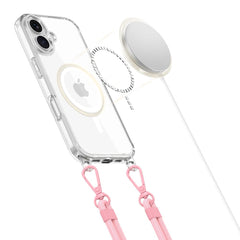 OVITEK TECH-PROTECT FLEXAIR CHAIN MAGSAFE IPHONE 16 SIVA IN ROZA