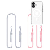OVITEK TECH-PROTECT FLEXAIR CHAIN MAGSAFE IPHONE 16 SIVA IN ROZA
