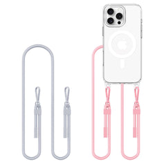 OVITEK TECH-PROTECT FLEXAIR CHAIN MAGSAFE IPHONE 16 PRO SIVA IN ROZA
