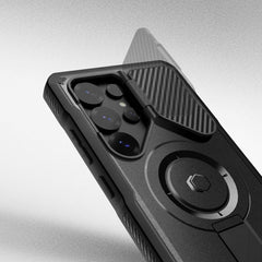 OVITEK TECH-PROTECT KEVLAR MAGSAFE+ GALAXY S25 ULTRA ČRN.