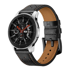 REMENIČ HEYBAND USNJE SAMSUNG GALAXY WATCH 46MM ČRNA
