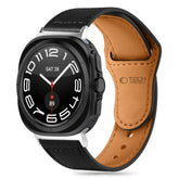 TECH-PROTECT LEATHERFIT SAMSUNG GALAXY WATCH ULTRA (47MM) ČRNA