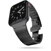 REMENIČEK DOOP LINKBAND APPLE WATCH 4 / 5 / 6 / 7 / 8 / 9 / SE / ULTRA 1 / 2 (42 / 44 / 45 / 49 MM) ČRNA