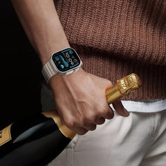 TECH-PROTECT LINKBAND APPLE WATCH 6 / 7 / 8 / 9 / 10 / SE / ULTRA 1 / 2 (44 / 45 / 46 / 49 MM) ČRNA