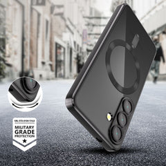 OVITEK TECH-PROTECT MAGFLEX MAGSAFE GALAXY A56 5G SREBRNO ČRN.