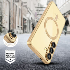 OVITEK TECH-PROTECT MAGFLEX MAGSAFE GALAXY S25 EDGE SREBRNO ZLATA