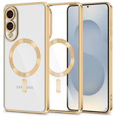 OVITEK TECH-PROTECT MAGFLEX MAGSAFE GALAXY S25 EDGE SREBRNO ZLATA