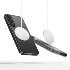 OVITEK TECH-PROTECT MAGFLEX MAGSAFE GALAXY S25+ PLUS SREBRNO ČRN.