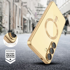 OVITEK TECH-PROTECT MAGFLEX MAGSAFE GALAXY S25+ PLUS SREBRNO ZLATA