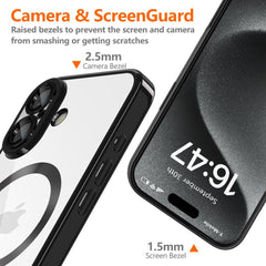 OVITEK TECH-PROTECT MAGFLEX MAGSAFE IPHONE 16E SREBRNO ČRN.