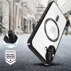 OVITEK TECH-PROTECT MAGFLEX MAGSAFE IPHONE 16E SREBRNO ČRN.