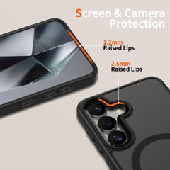 TECH-PROTECT MAGMAT MAGSAFE GALAXY S25 ČRNA/PROZORNA