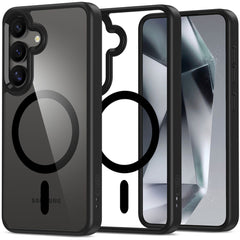 TECH-PROTECT MAGMAT MAGSAFE GALAXY S25 ČRNA/PROZORNA