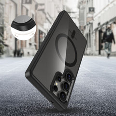 TECH-PROTECT MAGMAT MAGSAFE GALAXY S25 ULTRA ČRNA/PROZORNA