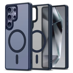 OVITEK TECH-PROTECT MAGMAT MAGSAFE GALAXY S25 ULTRA MAT MATIČNO MODRA