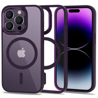 OVITEK ZA IPHONE 14 PRO MAGSAFE HEYCASE DEEP PURPLE/CLEAR