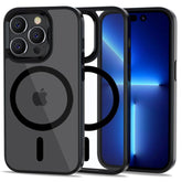 OVITEK ZA IPHONE 14 PRO MAX MAGSAFE HEYCASE ČRN/PROZOREN