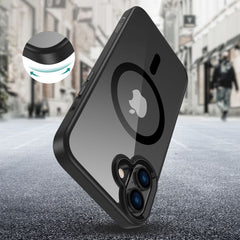 OVITEK ZA IPHONE 16 PLUS TECH-PROTECT MAGMAT MAGSAFE ČRN/PROZOREN