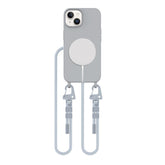 OVITEK TECH-PROTECT MAGNECKLACE MAGSAFE IPHONE 15 CRAYON GREY