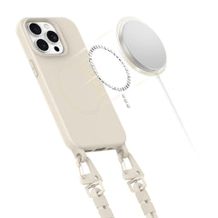 OVITEK TECH-PROTECT MAGNECKLACE MAGSAFE IPHONE 15 PRO COSMIC LATTE