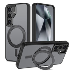 OVITEK TECH-PROTECT MAGRING MAGSAFE GALAXY S25 MAT MAT ČRNA