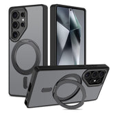 OVITEK TECH-PROTECT MAGRING MAGSAFE GALAXY S25 ULTRA MAT ČRNA