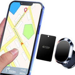 MAGNETNE DOŠČICE TECH-PROTECT METALPLATE MAGNETNA DRŽALA ZA AVTO 4-PACK ČRNA