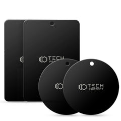 MAGNETNE DOŠČICE TECH-PROTECT METALPLATE MAGNETNA DRŽALA ZA AVTO 4-PACK ČRNA