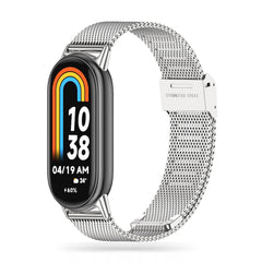 REMENIČ ZA XIAOMI MI BAND 8 / 9 / NFC DOOP MILANESE LOOP SREBRNA