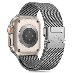 REMENIČEK TECH-PROTECT MILANO APPLE WATCH 6 / 7 / 8 / 9 / 10 / SE / ULTRA 1 / 2 (44 / 45 / 46 / 49 MM) SREBRNA