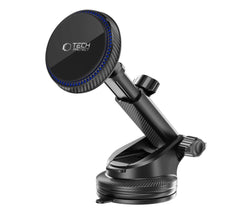 DRŽALO ZA TELEFON V AVTU S BREZŽIČNIM POLNJENJEM TECH-PROTECT MM15W-V4 MAGNETNO MAGSAFE DRŽALO ZA ARMATURNO PLOŠČO IN VENTILATOR BREZŽIČNI POLNILEC 15W ČRNA