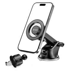 DRŽALNIK ZA AVTO TECH-PROTECT N51 MAGNETIC MAGSAFE NA ARMATURNO PLOŠČO IN VENTILATOR ČRNA