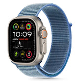REMENIČEK TECH-PROTECT NYLON APPLE WATCH 6 / 7 / 8 / 9 / 10 / SE / ULTRA 1 / 2 (44 / 45 / 46 / 49 MM) BABY BLUE