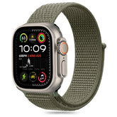 REMENIČEK TECH-PROTECT NYLON APPLE WATCH 6 / 7 / 8 / 9 / 10 / SE / ULTRA 1 / 2 (44 / 45 / 46 / 49 MM) CARGO KHAKI