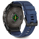 REMENIČEK TECH-PROTECT NYLON CLASSIC GARMIN FENIX 5 / 6 / 6 PRO / 7 / 8 (47 MM) / E TEMNO MODRA