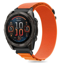 REMENIČEK TECH-PROTECT NYLON ZA GARMIN FENIX 5 / 6 / 6 PRO / 7 / 8 (47 MM) / E ORANŽNA
