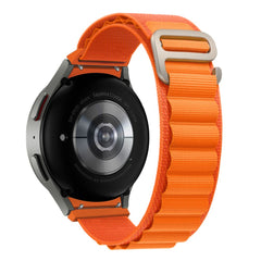 REMENIČEK HEYBAND NYLON ZA SAMSUNG GALAXY WATCH 4 / 5 / 5 PRO / 6 / 7 / FE ORANŽNA