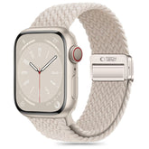 REMENIČEK TECH-PROTECT NYLONMAG APPLE WATCH 6 / 7 / 8 / 9 / 10 / SE (40 / 41 / 42 MM) NARAVNI TITAN