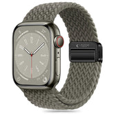 REMENIČEK DOOP NYLONMAG APPLE WATCH 6 / 7 / 8 / 9 / 10 / SE / ULTRA 1 / 2 (44 / 45 / 46 / 49 MM) OLIVNO SIVA