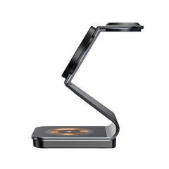 BESŽIČNI POLNILEC 3V1 QI15W-A29 MAGNETSKI MAGSAFE BREŽIČNI POLNILEC ČRNA