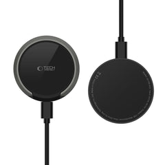 BESŽIČNI POLNILEC TECH-PROTECT QI15W-A33 MAGNETNI MAGSAFE BREŽIČNI POLNILEC ČRNA