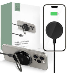 BESŽIČNI POLNILEC TECH-PROTECT QI15W-A33 MAGNETNI MAGSAFE BREŽIČNI POLNILEC ČRNA